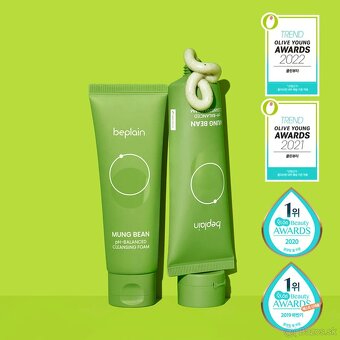 beplain - Mung Bean pH-Balanced Cleansing Foam - 2