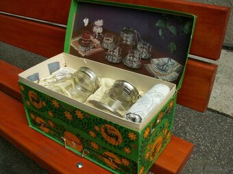 Poľovnícka súprava napr. na kávu - zaujímavý RETRO darček. - 2