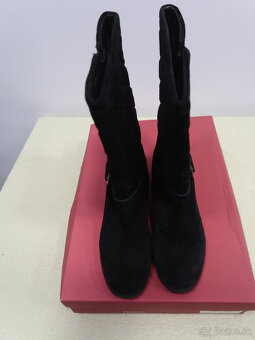 Kožené čižmy velúr - 2