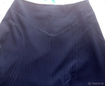 Čierna elegantná sukňa - 2