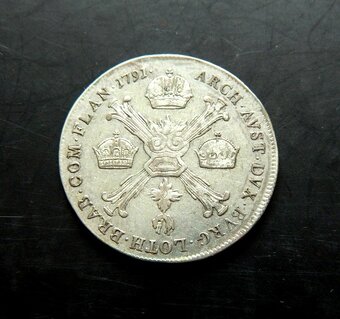 Predám 1/4 toliar 1791 A Leopold II. - 2