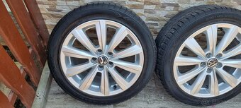 Predám orginal VW elektrony 5x100 r16 elektrony et46 J7 - 2