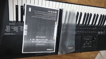 Yamah PSR- E453 + stojan + stolička - 2