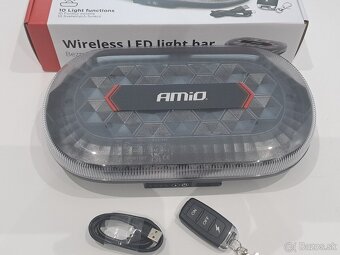 Bezdrôtová LED Majáková rampa 32cm x 19cm s diaľkovým - 2