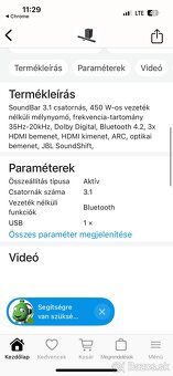 Soundbar Jbl 3.1 450watt - 2
