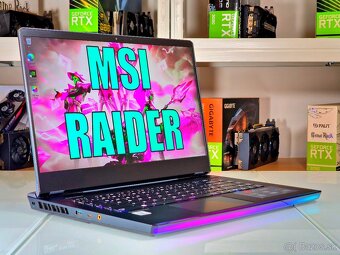 Herný notebook MSI RAIDER | RTX 3070 | i7-10870H | 300Hz - 2