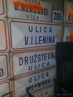 Predám smaltované tabule ulíc - 2