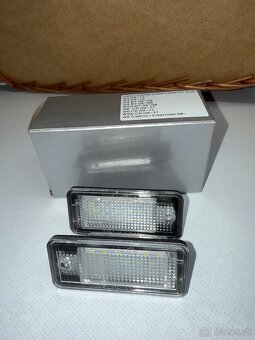 AUDI LED osvetlenie ŠPZ silná biela farba + canbus - 2
