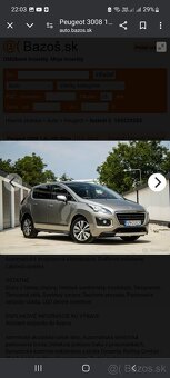 Predám Peugeot 3008 - 2