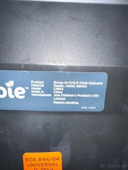 Joie autosedačka - 2