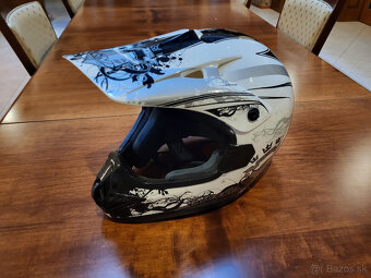 Motokrosová prilba WORKER – dobrý stav - 2