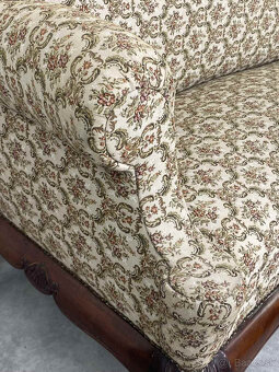 veľká starožitná pohovka s levími labami - 2