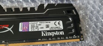 Predám pamäte 16GB DDR3 (2x8) KINGSTON HyperX BEAST 2133 Mhz - 2