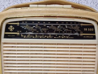 ALLWELLEN 》 Starožitné kabelkové radio / INGELEN TR 500 - 2
