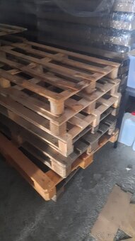 Predám drevené palety -  použité, pevné
 - 2