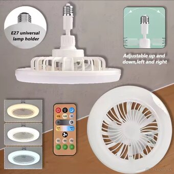Ventilátor s LED svetlom - 2