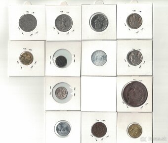 Zbierka mincí - SŠ a svet - Poľsko, Fínsko, Švédsko, slov.št - 2