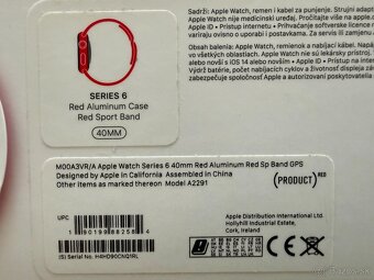 Apple watch 6, RED 40 mm - 2