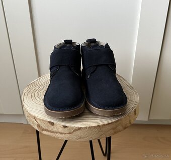 Semišové zateplené topánky ZARA, veľ 30 - 2