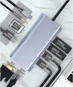 usb c dock 11v1 pre laptop, android, mac - 2