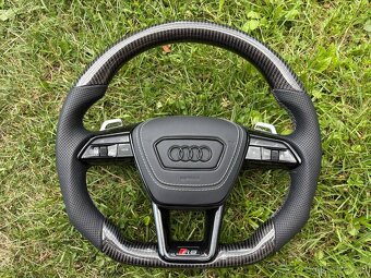 AUDI VOLANT KARBONOVY A6 A7 C8 Q8 S8 SQ8 E-TRON - 2