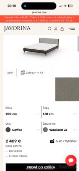 JAVORINA Terra manželská posteľ - 2