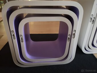 Poličky na stenu 7ks - 2