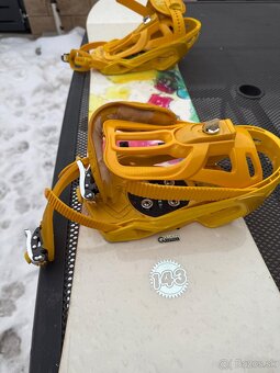 Snowboard +topanky - 2