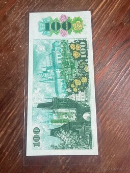 Bankovka 100Kčs 1989 - Gottwald UNC - 2