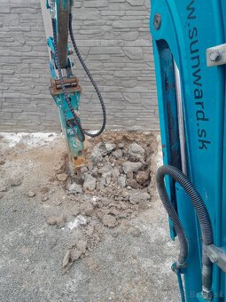 Vykopove prace minibagrom 2t - 2