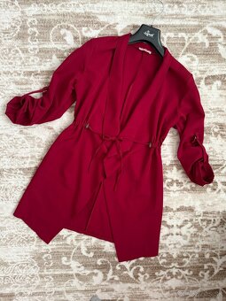 Bordový kabát / plášť - 2