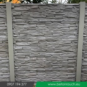 Kvalitný betónový plot , oplotenie, 3D panely - 2