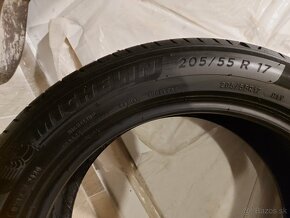 Špičkové, nejazdené letné pneu Michelin - 205/55 r17 91V - 2