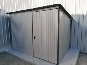 Plechová garáž 2,5x2m - 2