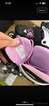 Rollerblade dievčenské korčule nastaviteľné 33-38 - 2
