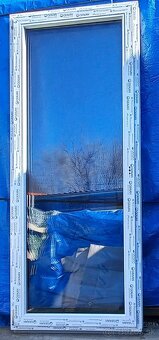 Predám balkonove dvere 95x230, 92x227 ,90x238 antracit/biela - 2