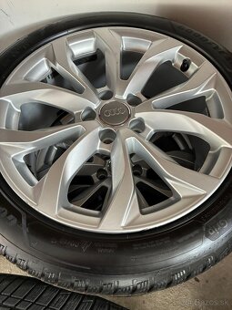 Originál Alu disky Audi R18 8Jx18 ET39 245/45 + zimné pneu - 2
