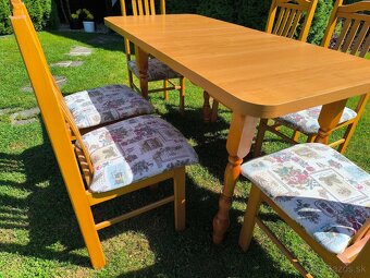 Rozkladací stôl+stoličky - 2