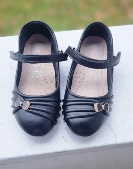 Dievčenské čierne balerínky - 2