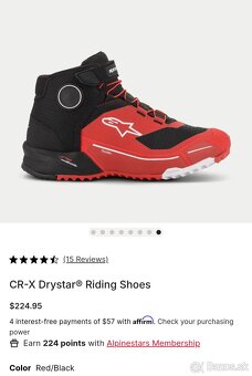 velkost 47 - panske moto topanky Alpinestars - 2