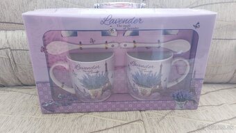 Šálky s motívom levandule - 2