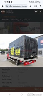 Renault Master 2,3 107kw rok 2011 - 2