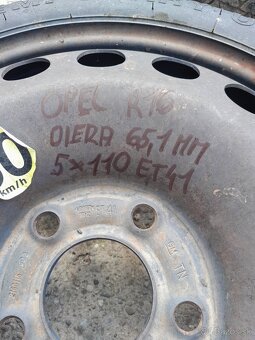Dojazdové koleso Opel R16 5x110 Et41 - 2