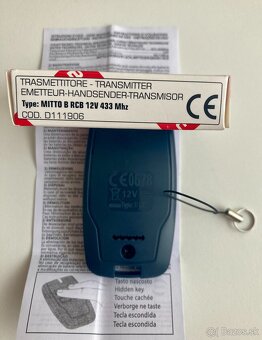 Ovládač od brány BFT MITTO B4 B RCB04 (433,92 MHz, 4-kanál.) - 2