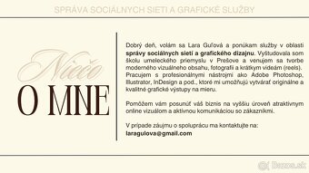 Správca sociálnych sietí a grafické práce - 2
