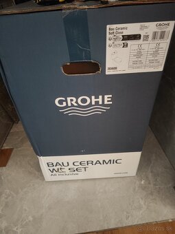 Wc záchod Grohe rimles komplet s wc doskou nove - 2