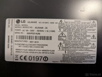 LG 42" Smart LED TV (42LA640S) – 3D, Wi-Fi, plne funkčný - 2