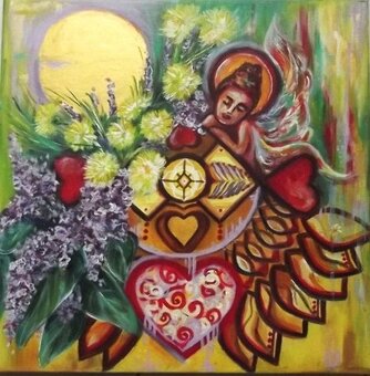 Predám mandalu 50x50 - 2