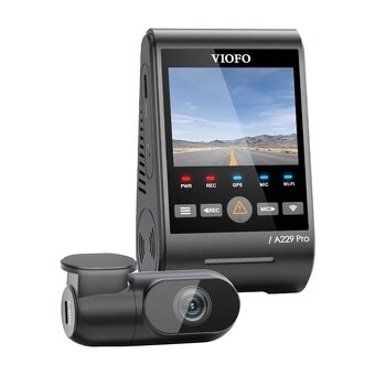Kamera VIOFO A229 PRO 2CH 4K WiFi, GPS videorekordér - 2