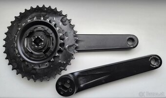 Predám komplet Shimano stred,kazeta,prehadzovačka,brzdy - 2